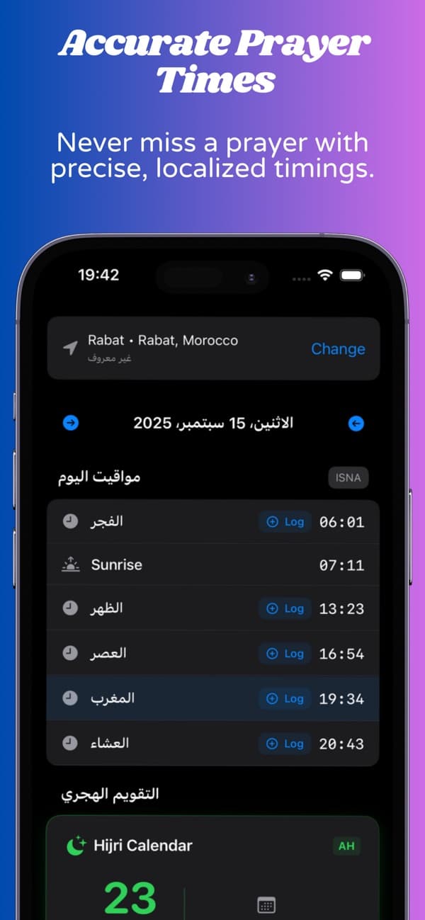 FajrStreak: Fajr Prayer Habit screenshot 2