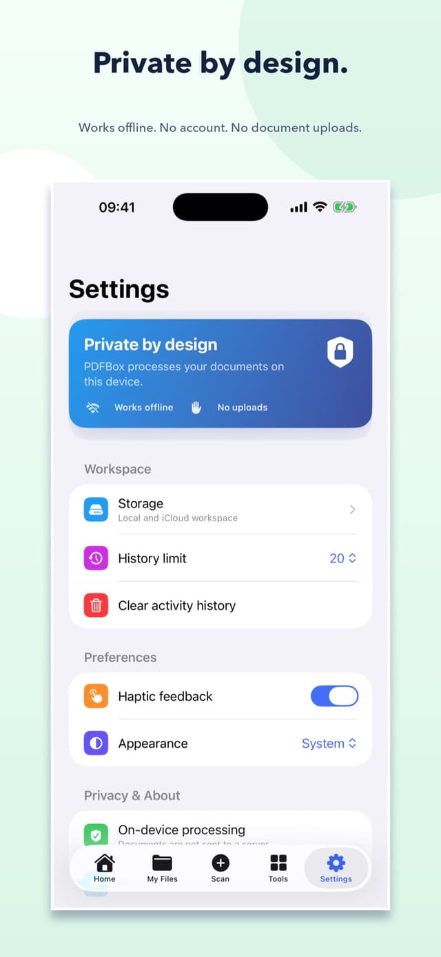 PDFBox: Private PDF Tools screenshot 6