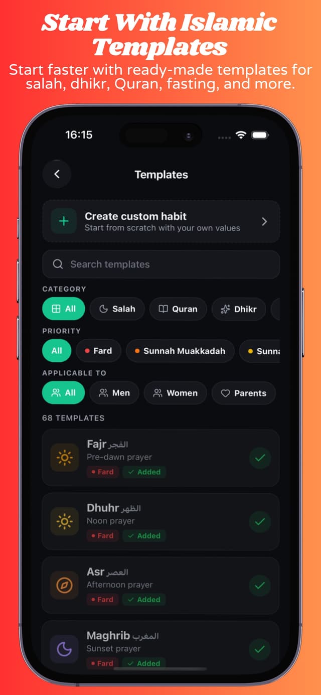 SunnahTrack: Islamic Habits screenshot 2