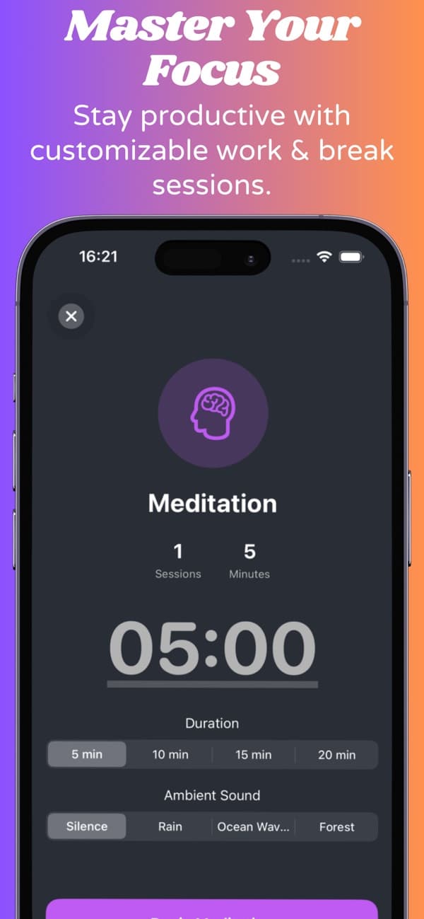 ZenBreak: Focus & Life Balance screenshot 2